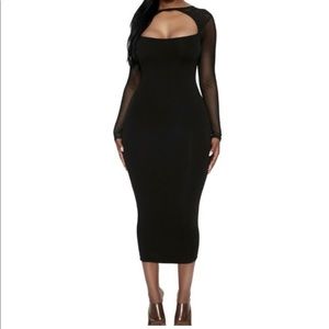 Naked Wardrobe midi dress